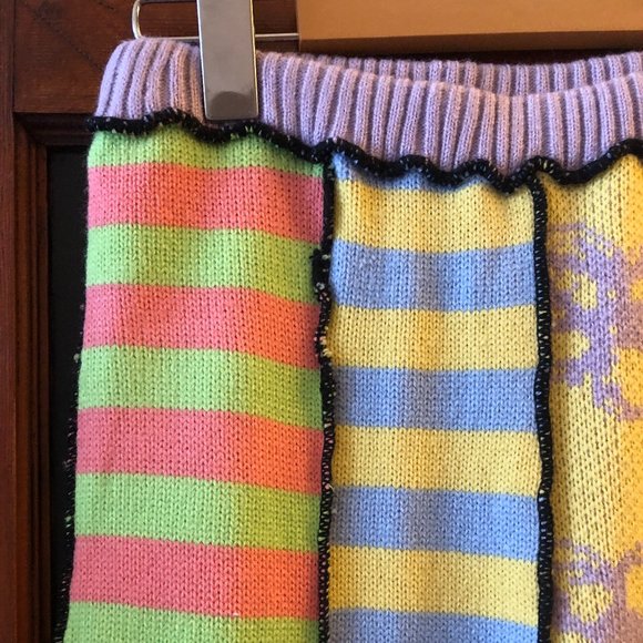 THE RAGGED PRIEST BANGER KNIT FLARES MULTI - Picture 5 of 12